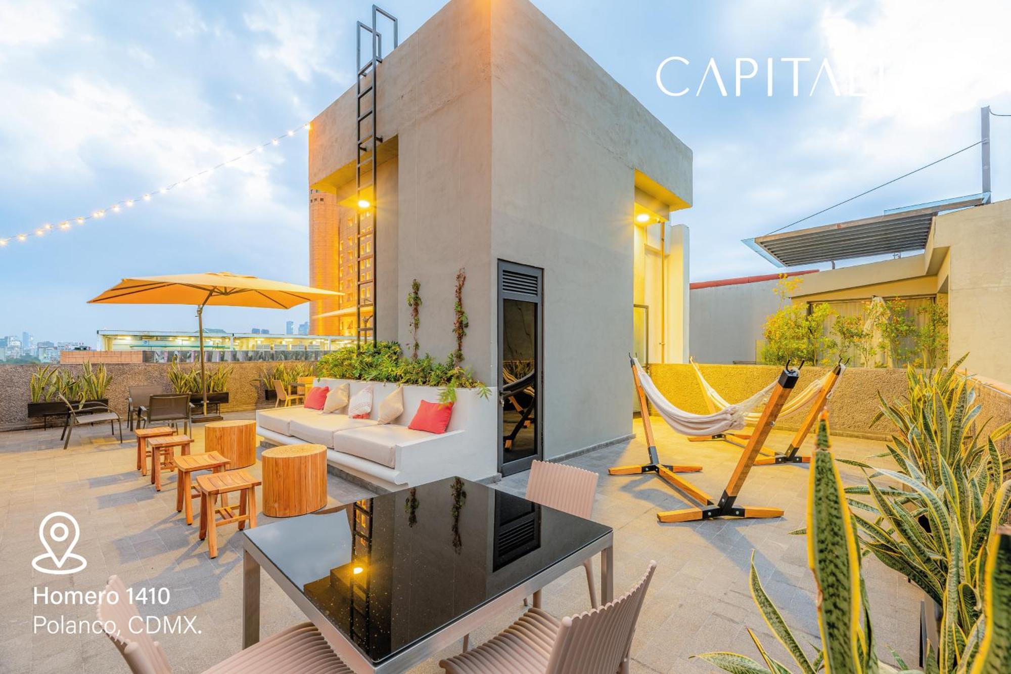 Capitalia - Luxury Apartments - Homero Mexico City Ngoại thất bức ảnh