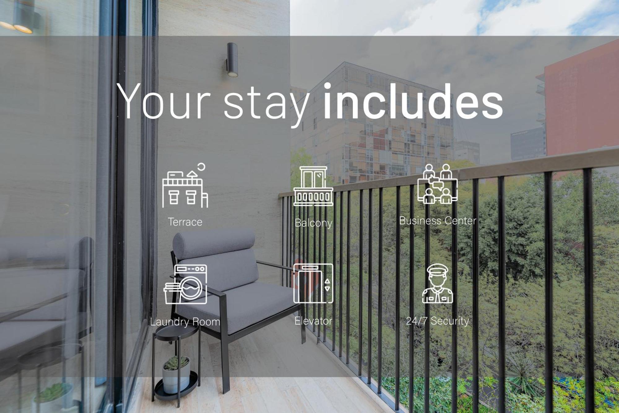 Capitalia - Luxury Apartments - Homero Mexico City Ngoại thất bức ảnh